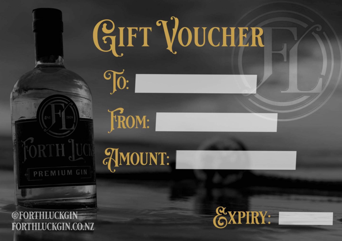 Forth Luck New Zealand gin Voucher