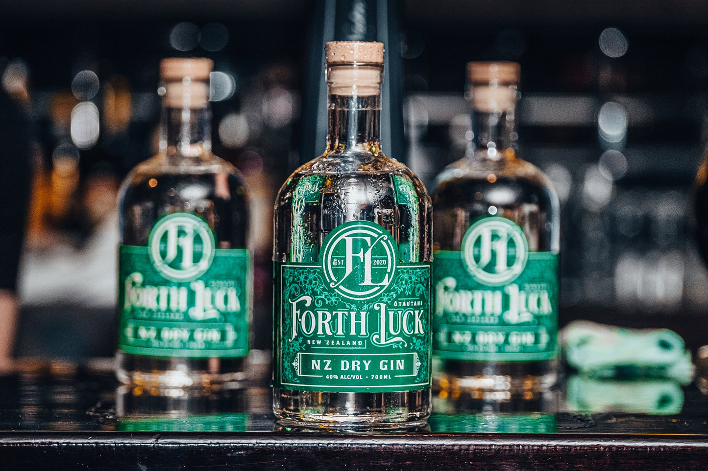 Forth Luck NZ dry New Zealand gin, London style